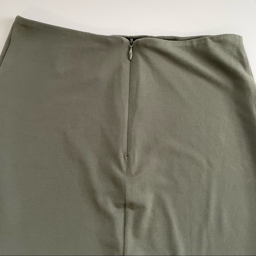 NOOKIE DOLCE VITA PENCIL SKIRT 2 OLIVE MEDIUM - Picture 6 of 8